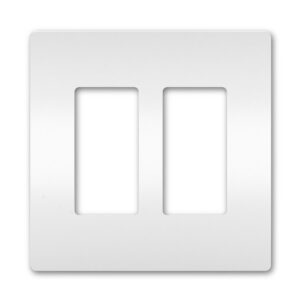 2 Gang - Screwless Wall Plate