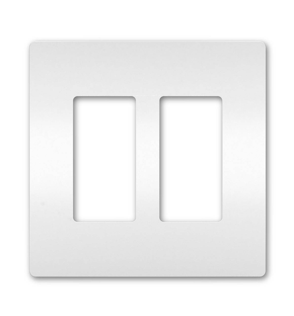 2 Gang - Screwless Wall Plate