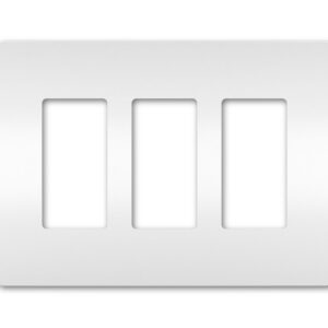 3 Gang - Screwless Wall Plate