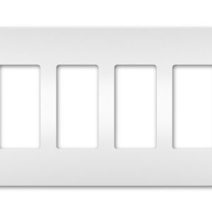 4 Gang - Screwless Wall Plate