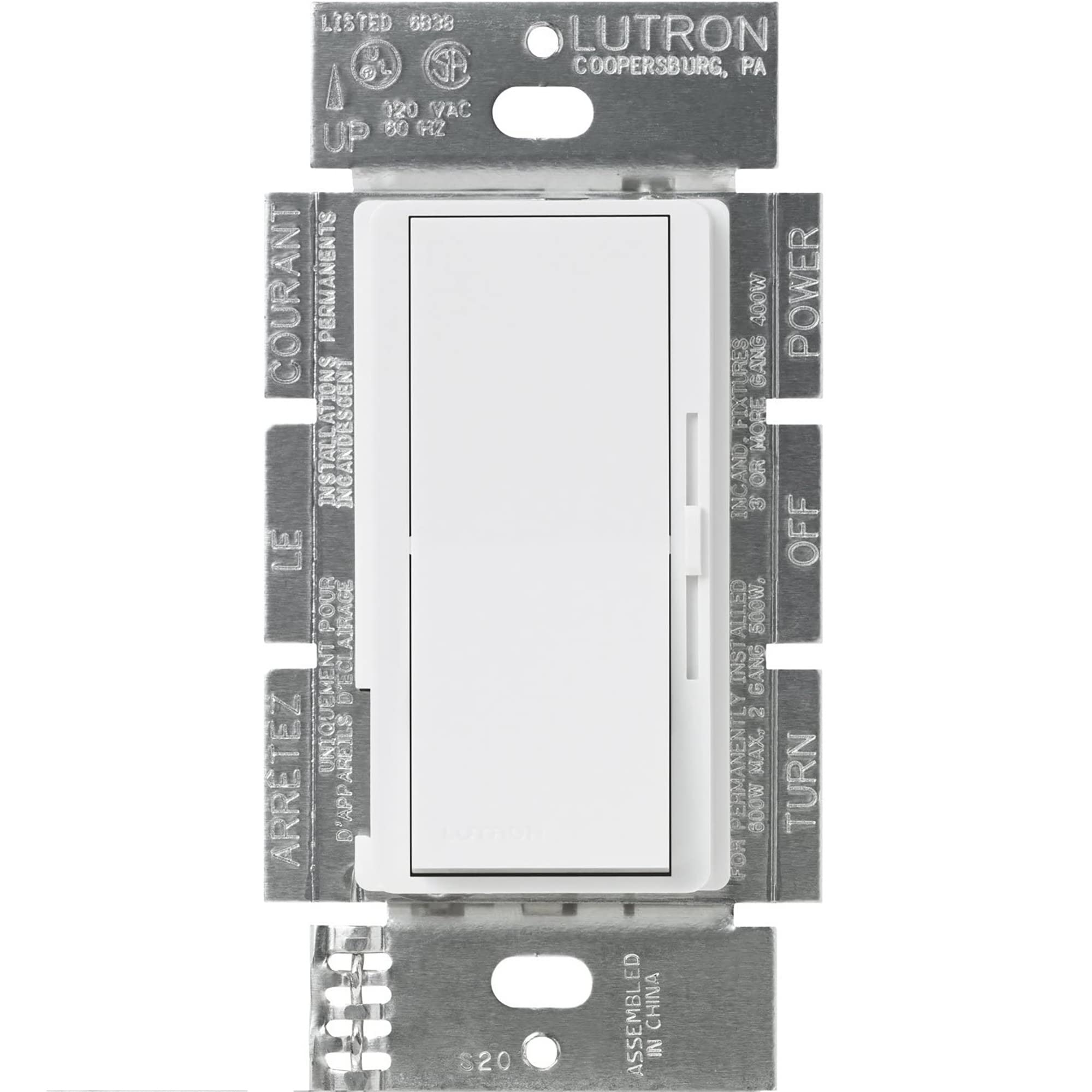 DP1CLR - Diva/Universal Dimmer/Single/3-Way/600W /LED or CFL/ILO