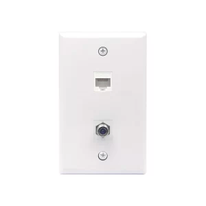 Dual Port (1) Phone / Data CAT6 & (1) Video RG-6