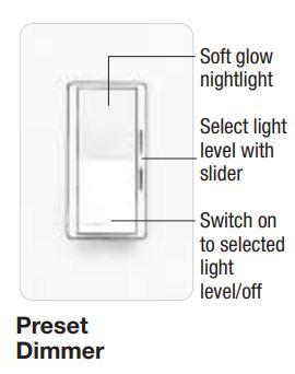 Diva/ Magnetic Low Volt Dimmer/Nightlight/Single Pole/ 450W - Image 2