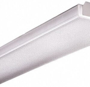 4' (2) Tube Fluorescent Fixture with Lens - (Switch Nic)
