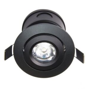 3" Recessed Downlight/ Black/ IC Rated/ Adjustable/ LED 3000k Spot