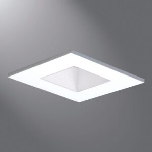 3 Square Downlight/White Baffle