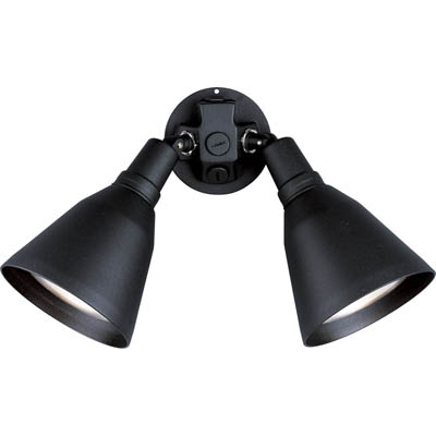 Adjustable Floodlight/Dual Head/ Black
