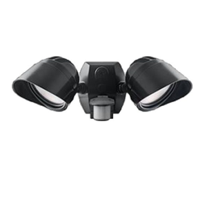 Twin Bronze Motion Flood Lights LED