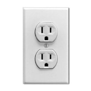 Duplex Receptacle with Backing For TV