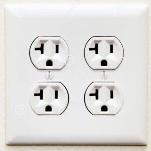 Receptacle/4 Plex/120V/15A/On Existing GFI Circuit