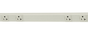 5 Receptacles/Plug Molding/ Per 5 Feet/ Off White