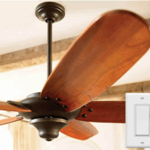 Blanked Off Ceiling Fan J-Box and 1 Switch