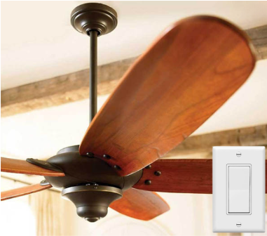 Blanked Off Ceiling Fan J-Box and 1 Switch