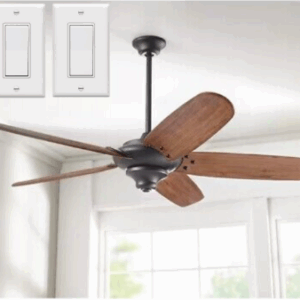 Blanked Off Ceiling Fan J-Box and 2 Switches