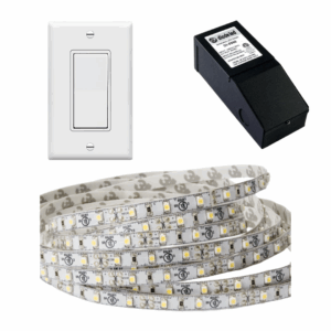 LED Tape Light Package - Includes Transformer & Switch